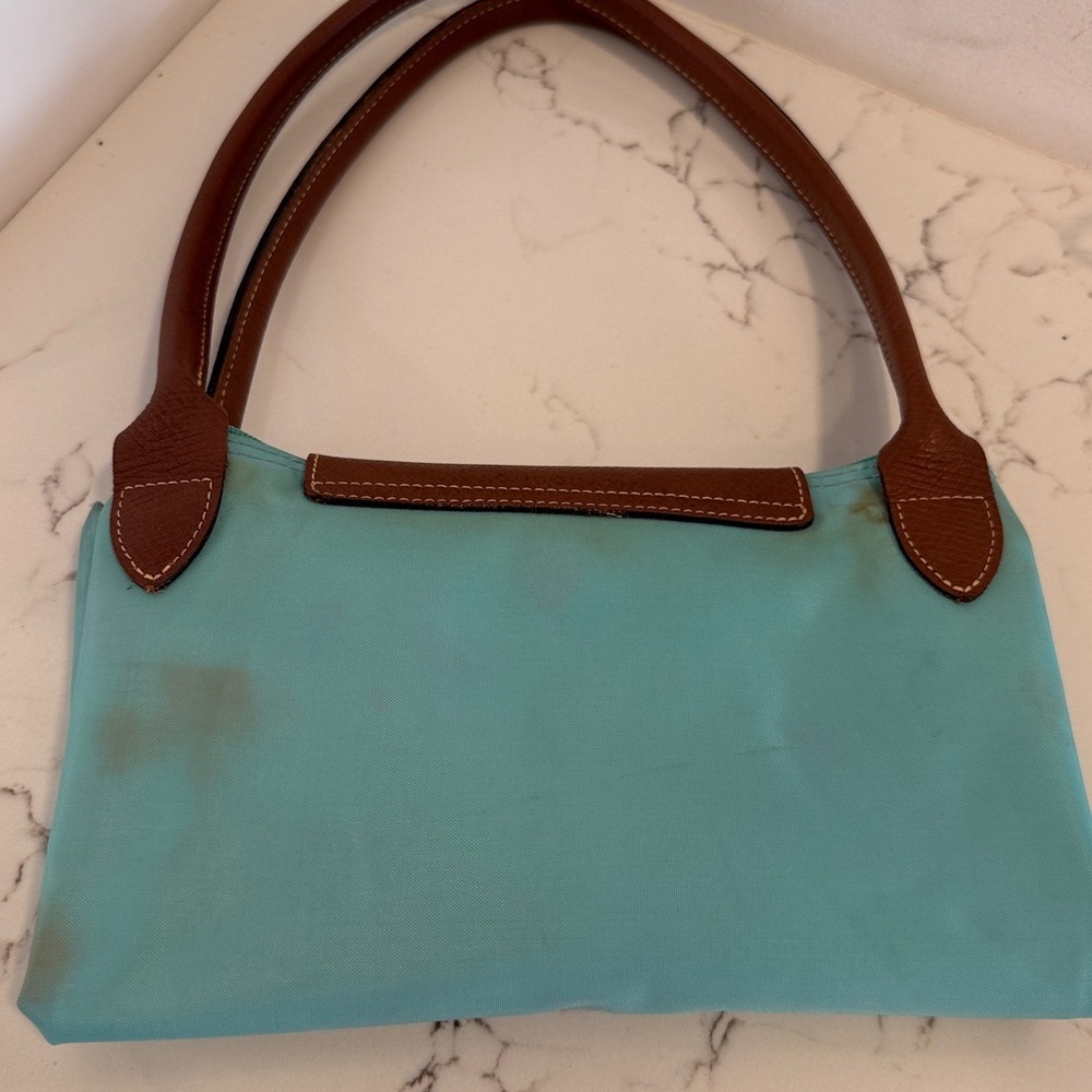 Longchamp Nylon Tote Blue - Picture 6 of 8